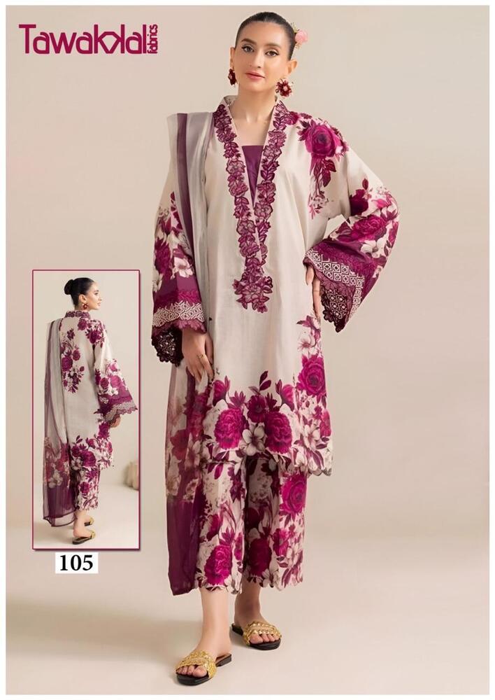Tawakkal Saba  Karachi Dress Material