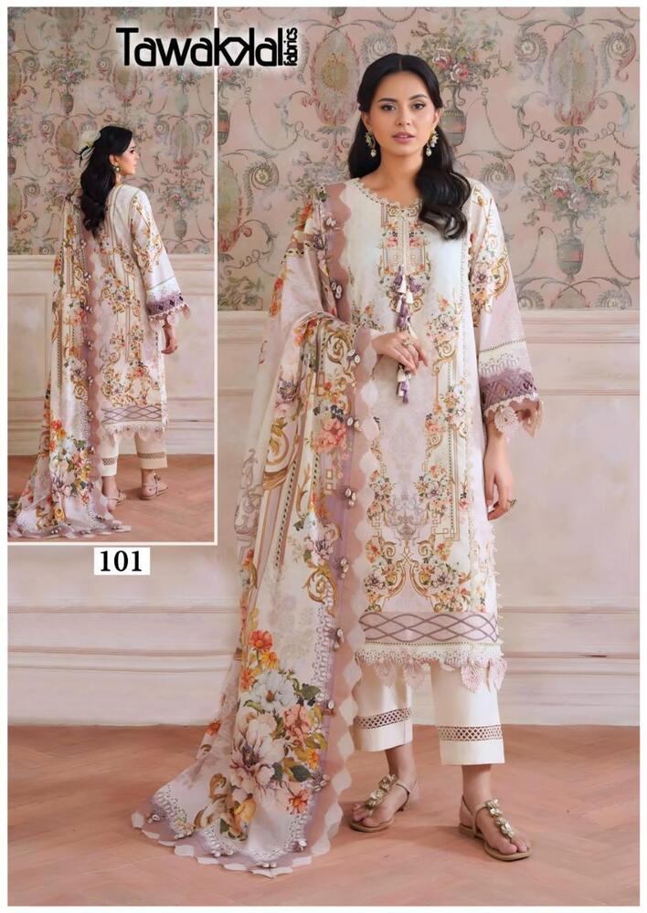 Tawakkal Saba  Karachi Dress Material