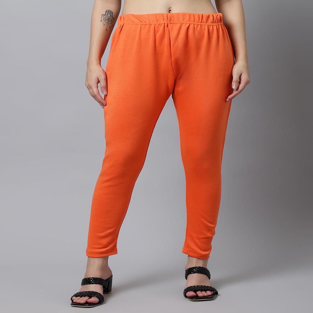 White Woollen Leggings