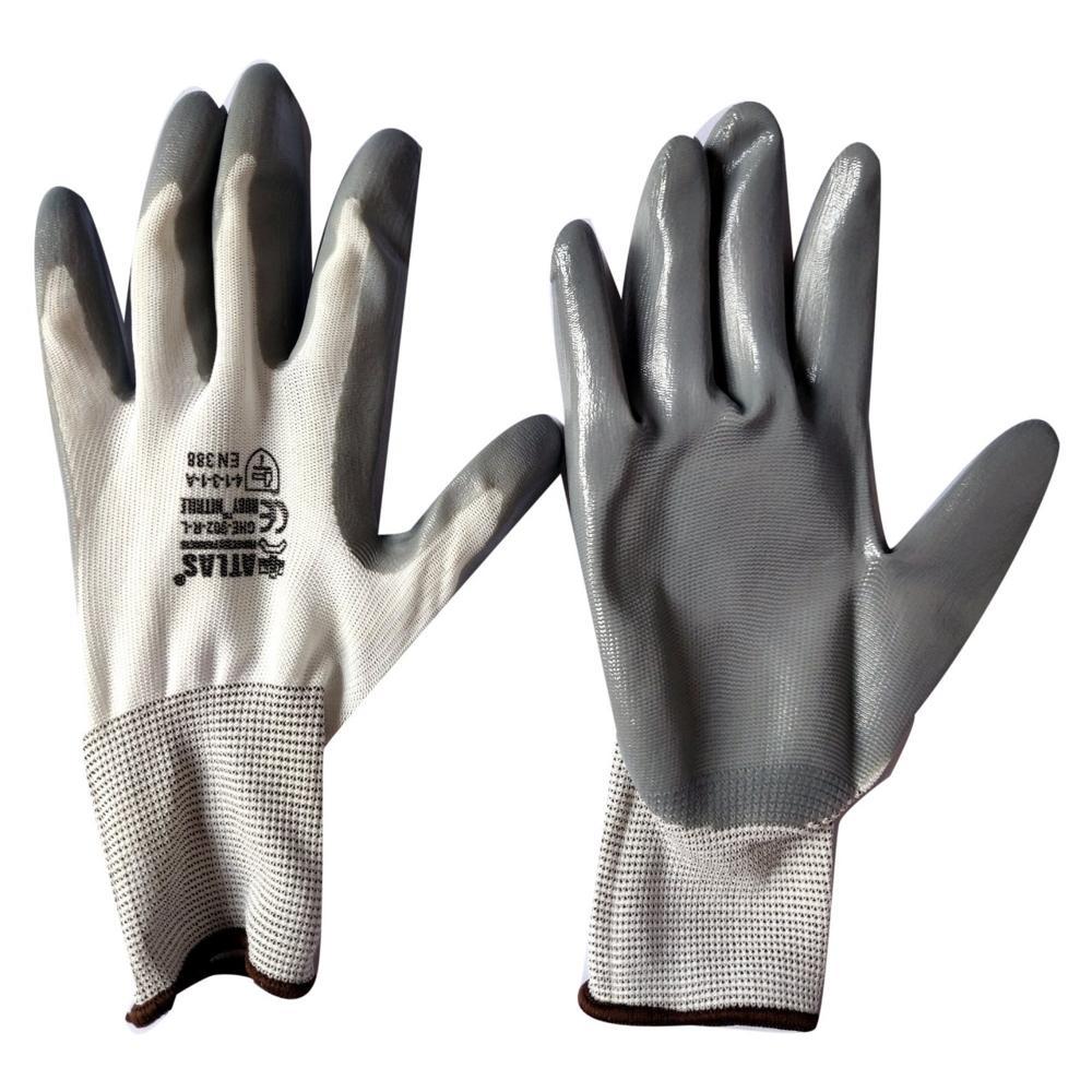 Pu Coated Hand Gloves - Color: Grey