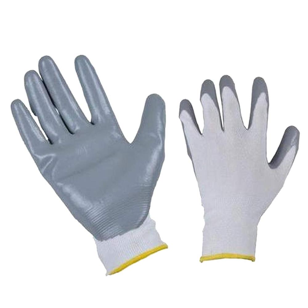 Pu Coated Hand Gloves - Color: Grey