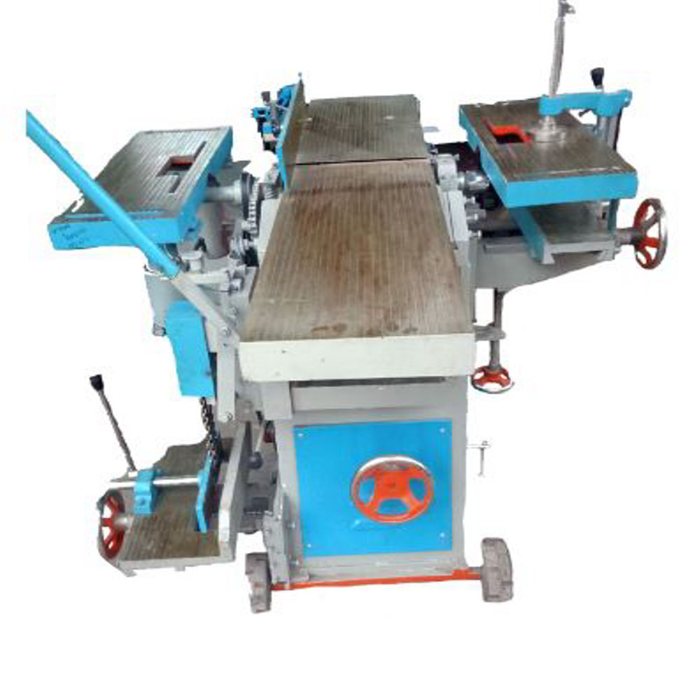 Multipurpose Woodworking Planer Machine With Chain Mortiser Attached