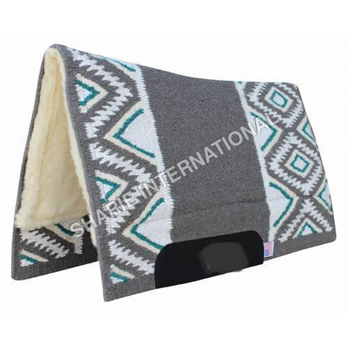 Article No. 1007 Western Saddle Blankets - Color: Multicolor