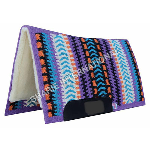 Article No. 1008A Western Saddle Blankets - Color: Multicolor
