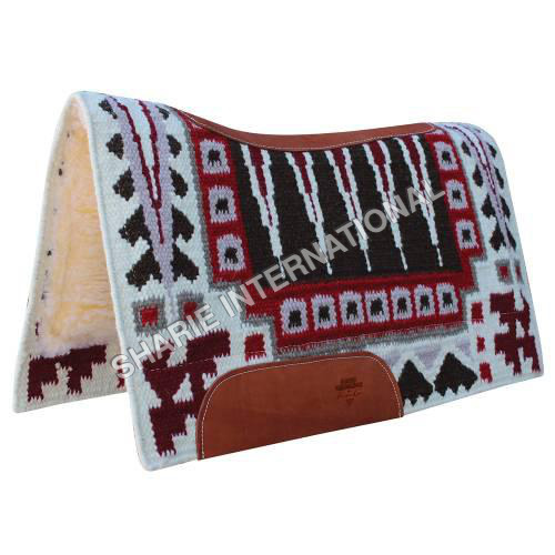 Article No. 1011 Western Saddle Blankets - Color: Multicolor