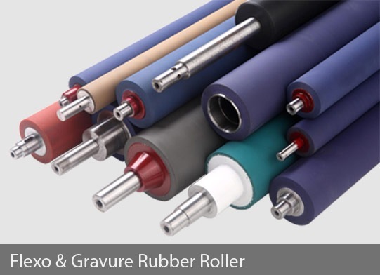 Flexo And Gravure Rubber Roller - Feature: Premium Quality