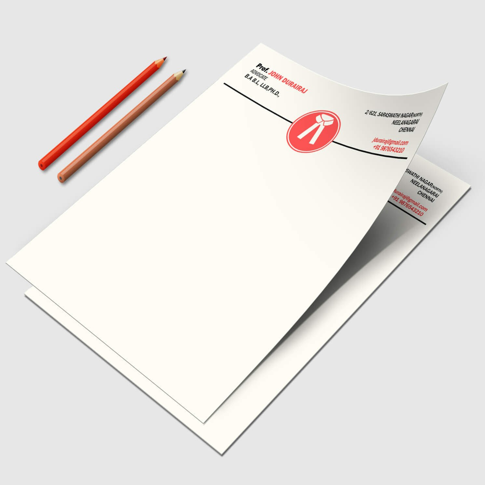 Letterhead Printing Service