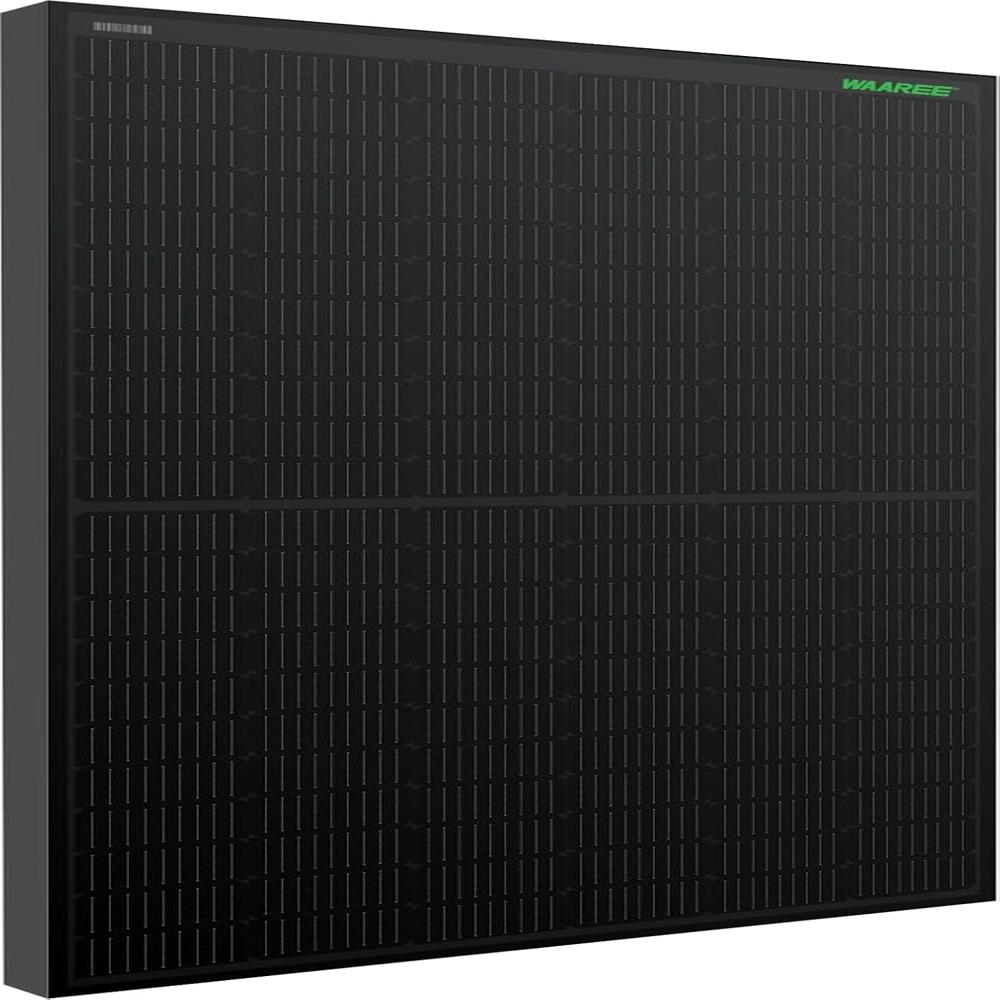 Waaree Black Mono-Facial 365 Watt - Dimension (L*W*H): 1924*1038*35 Millimeter (Mm)