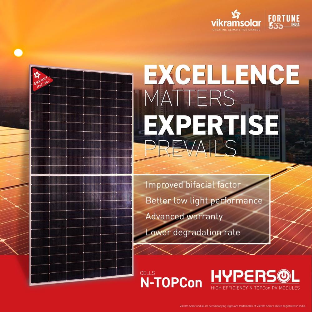 Vikram Bifacial N-Topcon 590 Watt