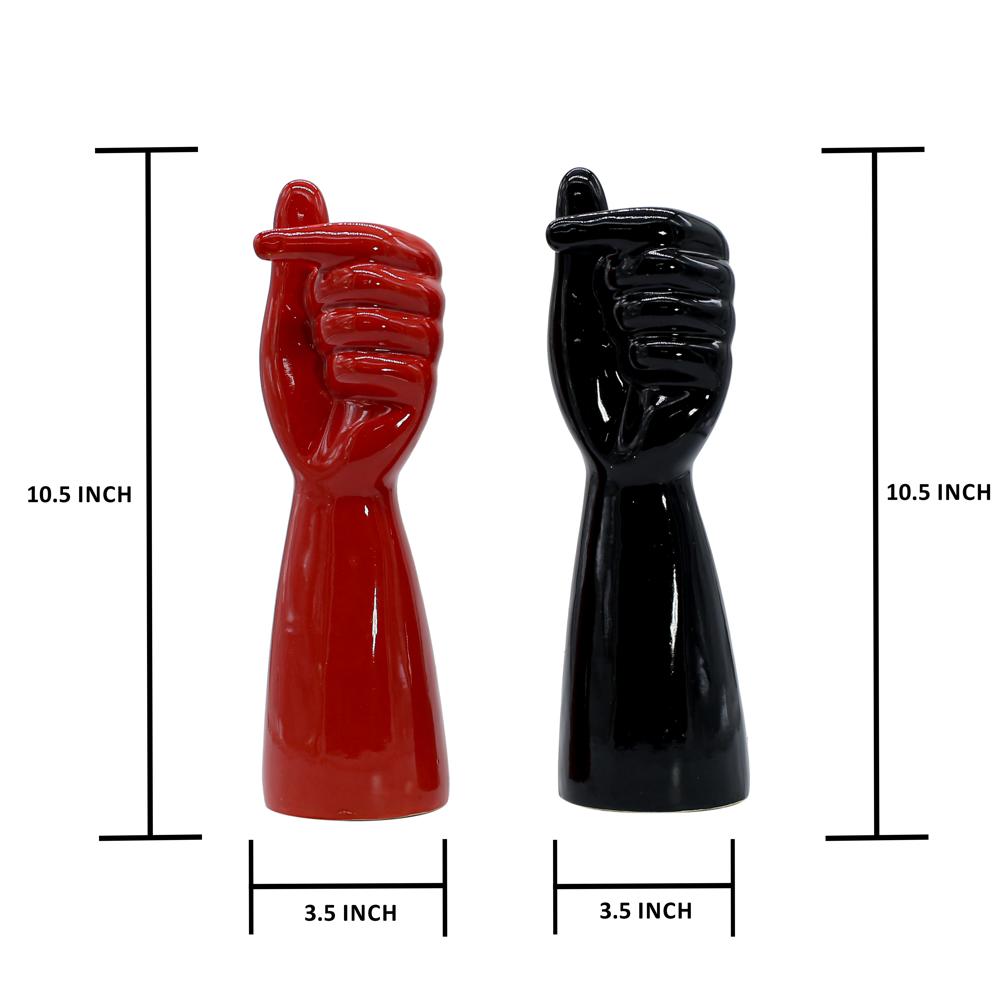 Ceramic Hand Set of 2