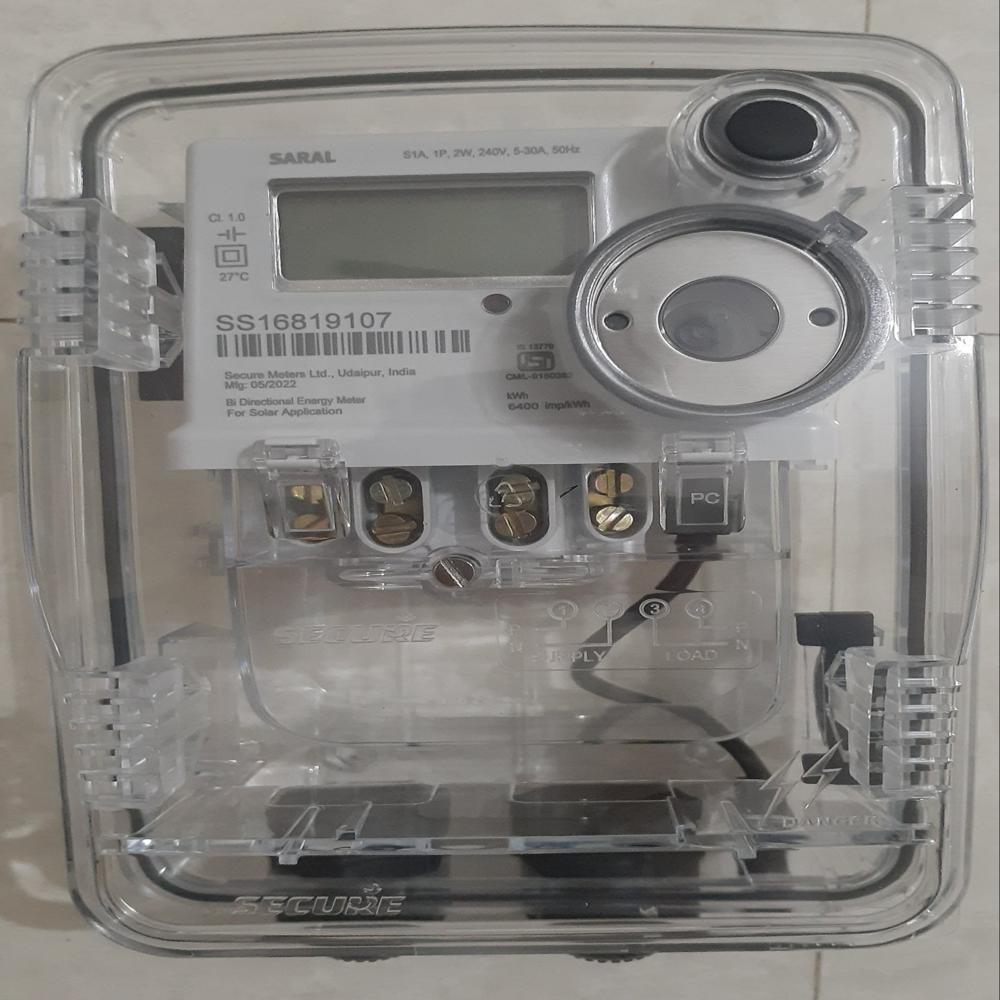 Secure 1PH Solar & Net Meter Combo