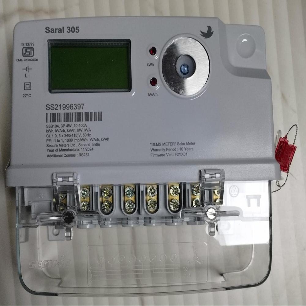 Secure 3PH Solar & Net Meter Combo