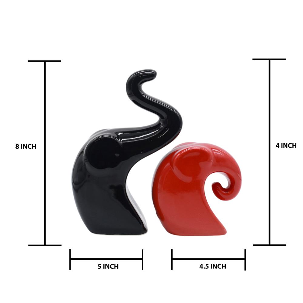 Ceramic Elephant Set Of 2
