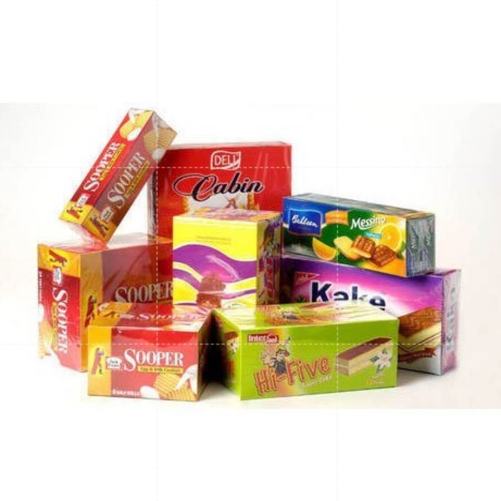 Five colour box printing