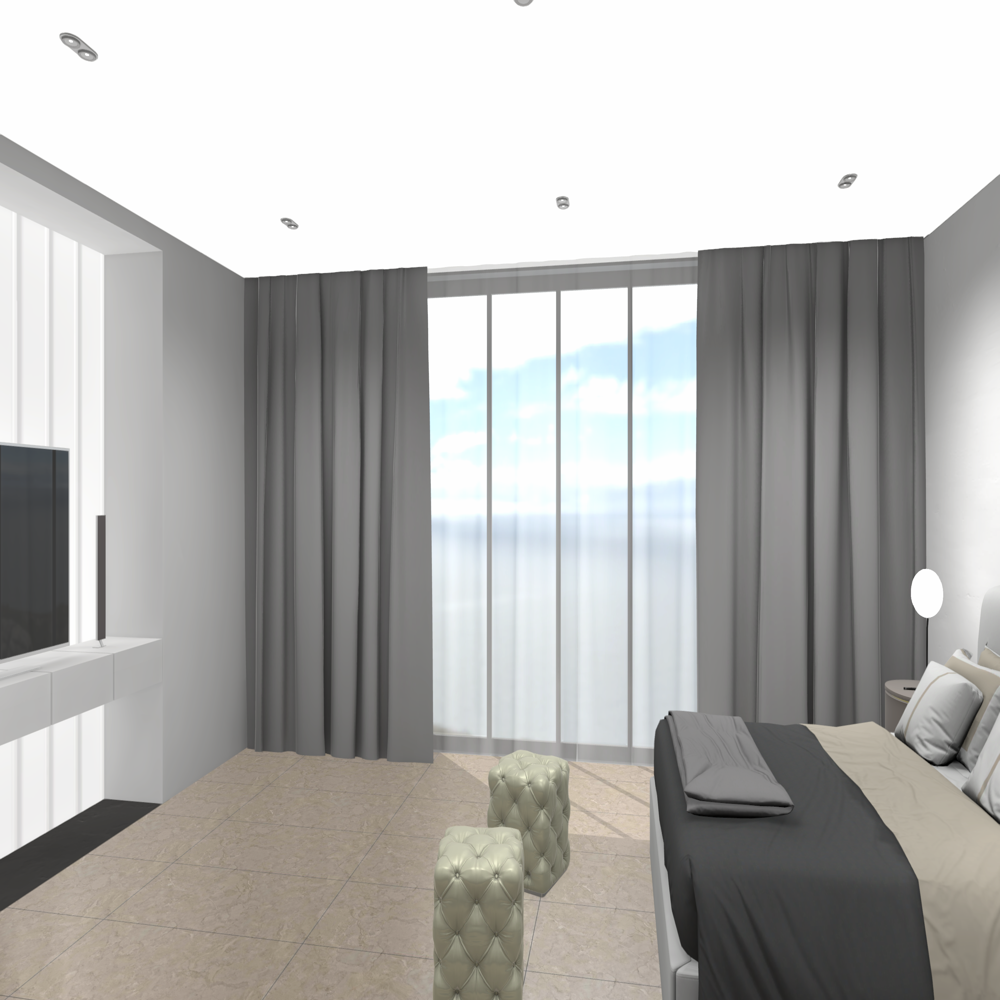 Glossy Vitrified Tiles - Color: Cream