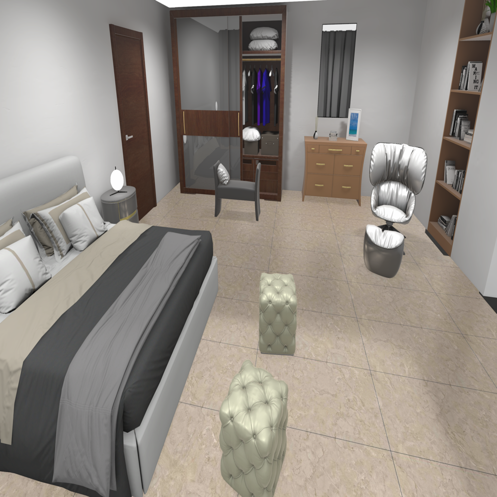 Glossy Vitrified Tiles - Color: Cream