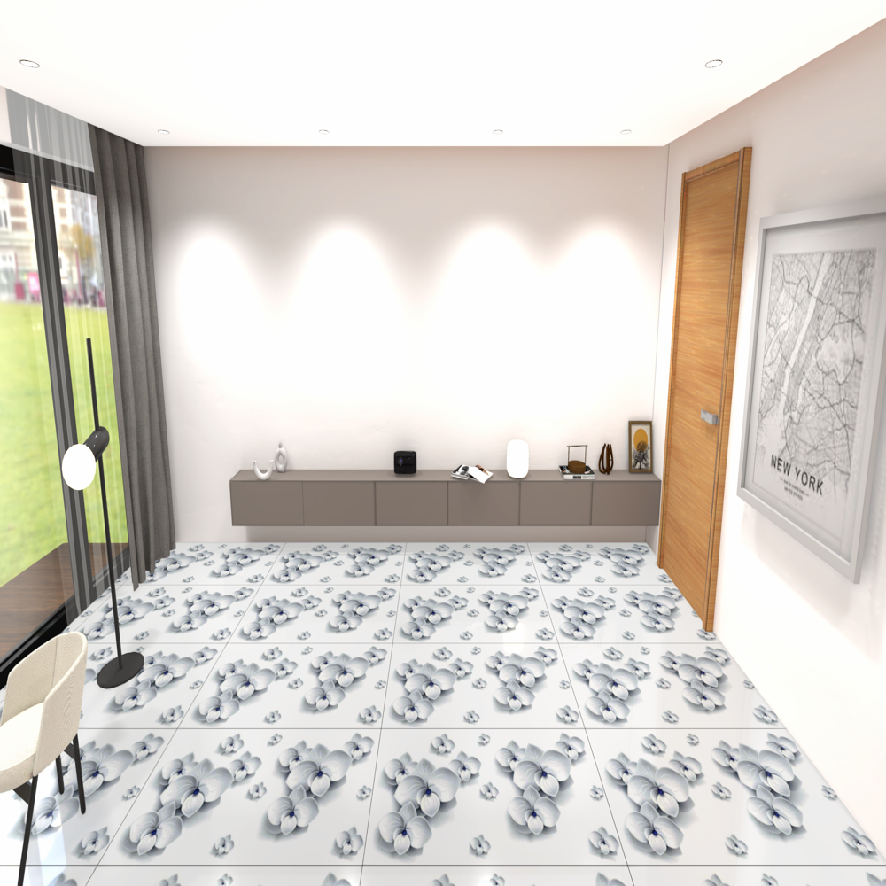 3 D Tiles - Color: Multi