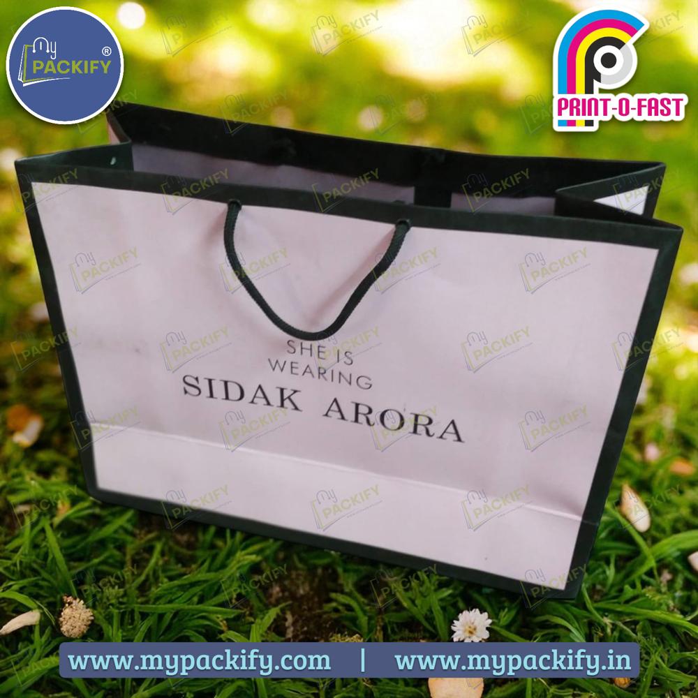 Matte Paper Carry Bag