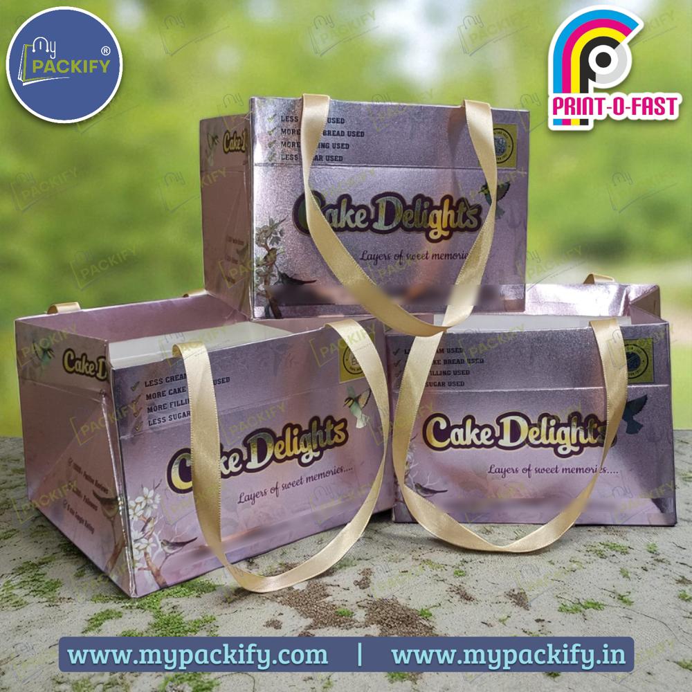 Uv Spot Printed Bag - Color: Red