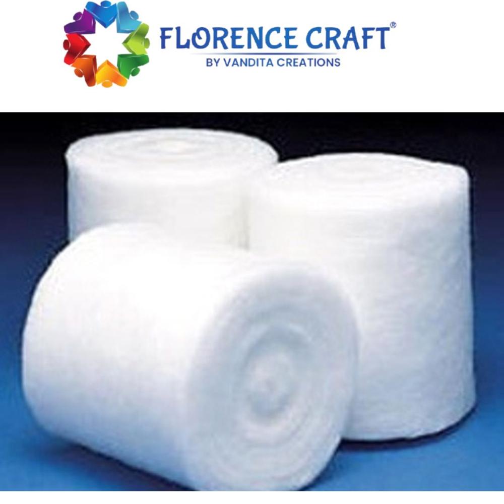 Natural and Bleach Cotton Wadding and Batting Rolls