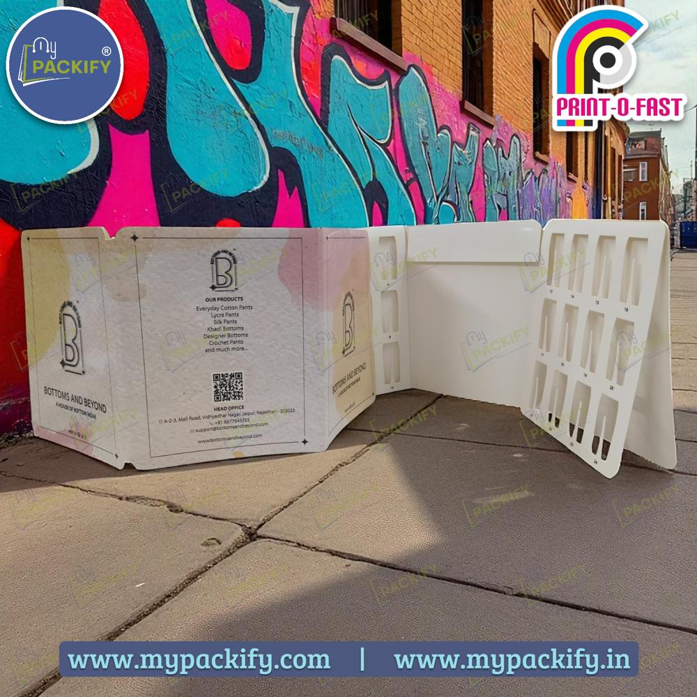 Fabric Shade Card Folder - Color: Multi Color