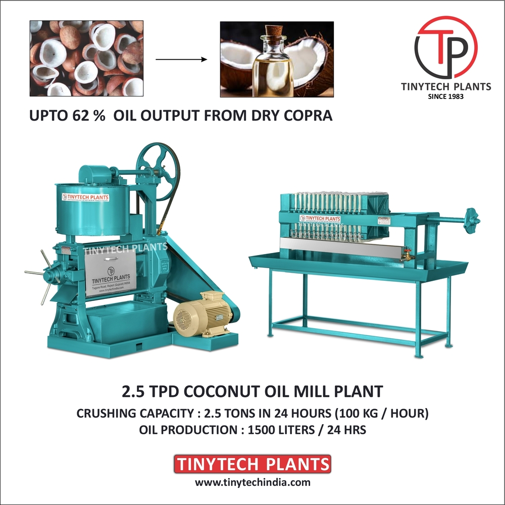 2.5 TPD Coconut Oil Mill Plant