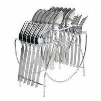 Stainless steel spoon and cutlery stand