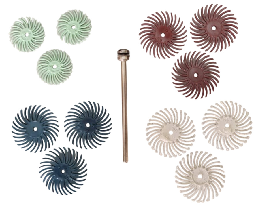 3M Radial Bristles - Color: Multicolor