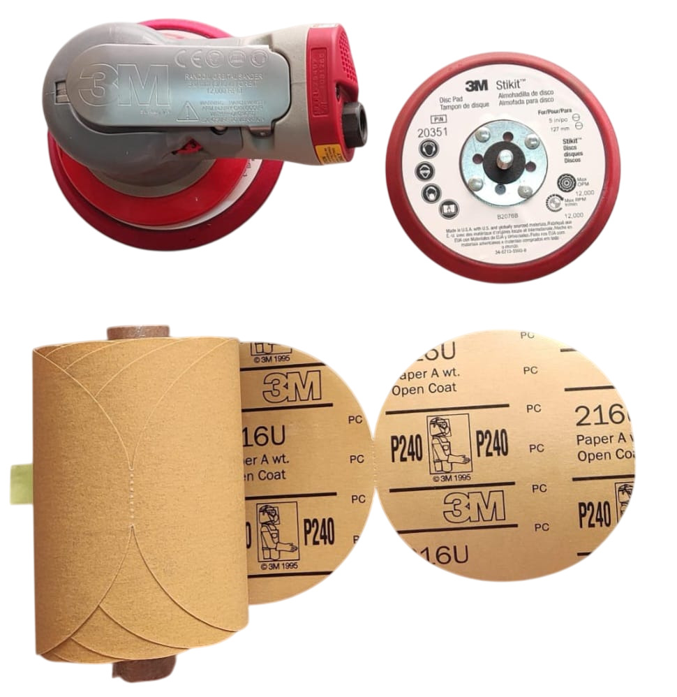 3M Random Orbital Sander Machine - Color: Grey