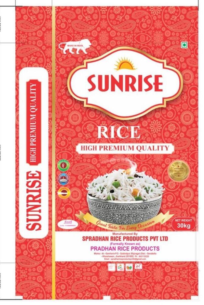 Bopp Laminated Rice Bags - Bag Type: Stand Up Pouch