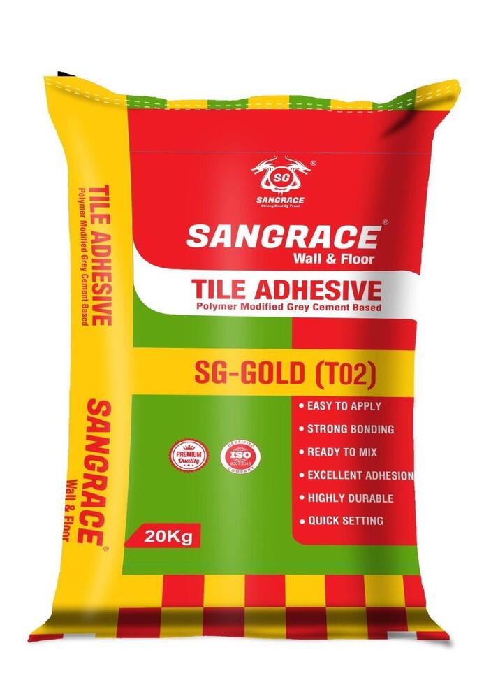 Bopp Tile Adhesive Bags - Bag Type: Stand Up Pouch