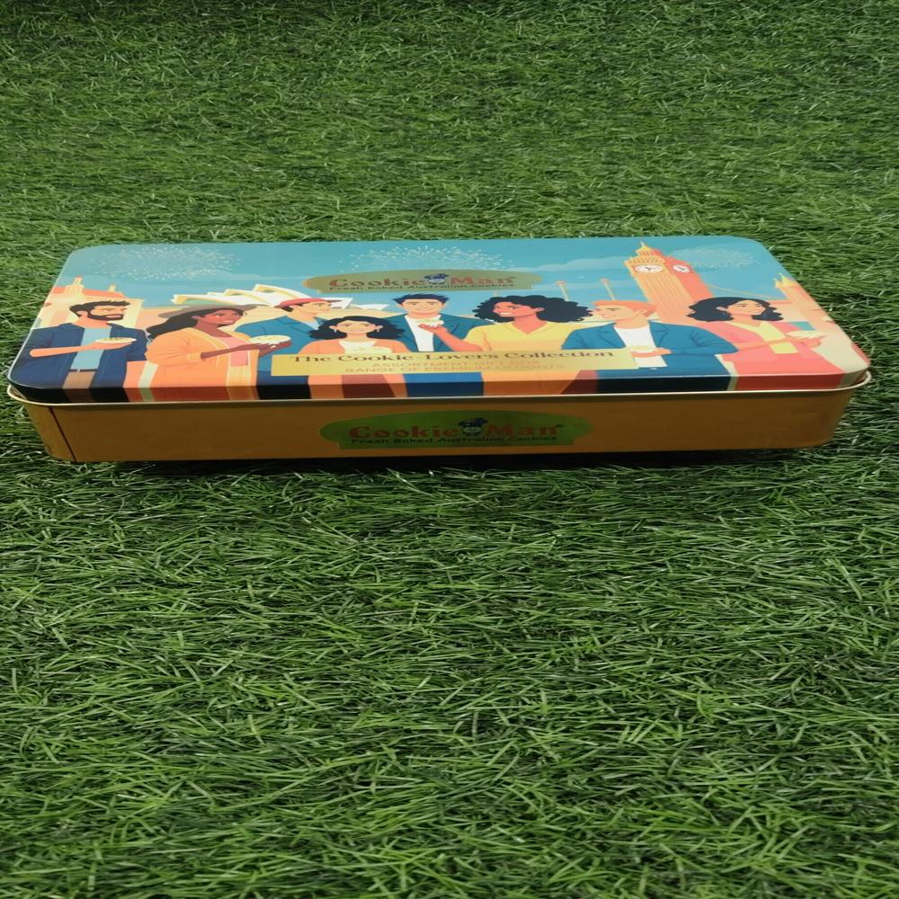 Cookies Tin Container - Color: Multicolor