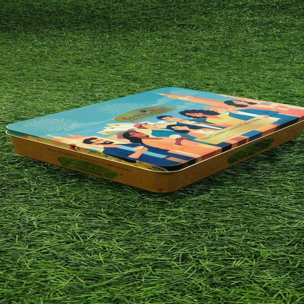 Cookies tin container