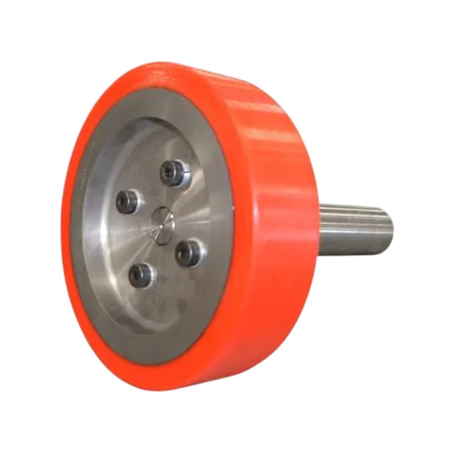 Cast Polyurethane Coating Wheel - Color: Red