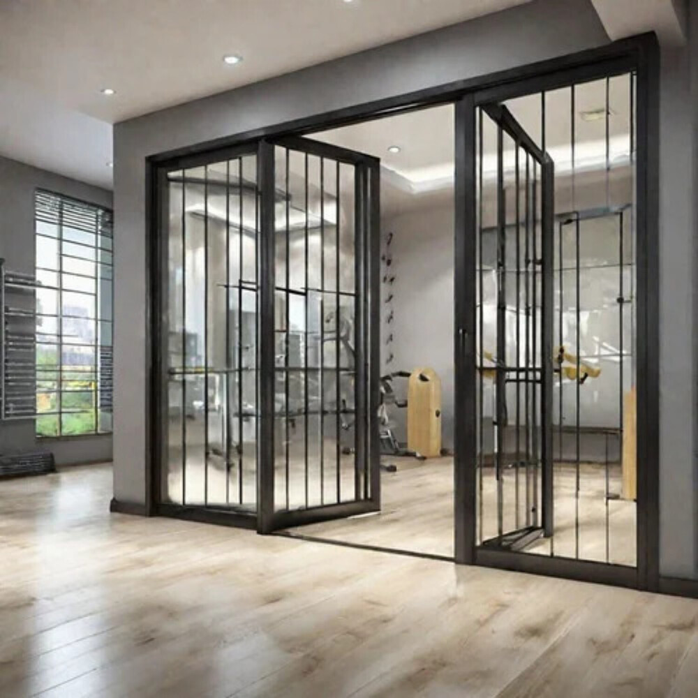 4 Feet Aluminum Window - Color: Black