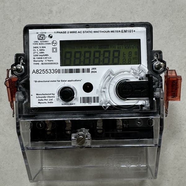 L&T 1PH Solar And Net Meter Combo
