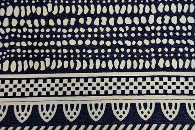 Jacquard Denim Printed Fabric - Color: Different Available