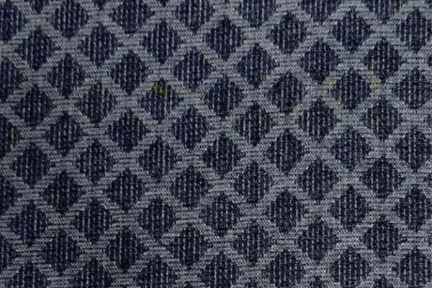 Jacquard Denim Small Diamond Fabric - Color: Different Available