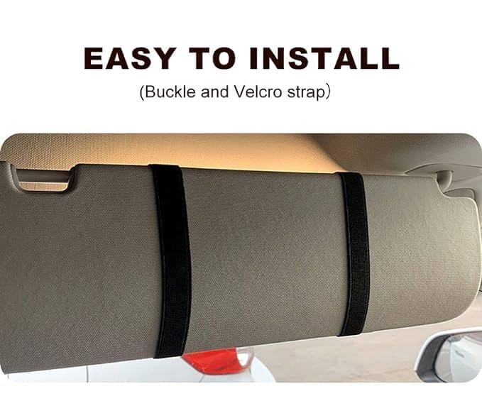Car Vanity Mirror - Color: White