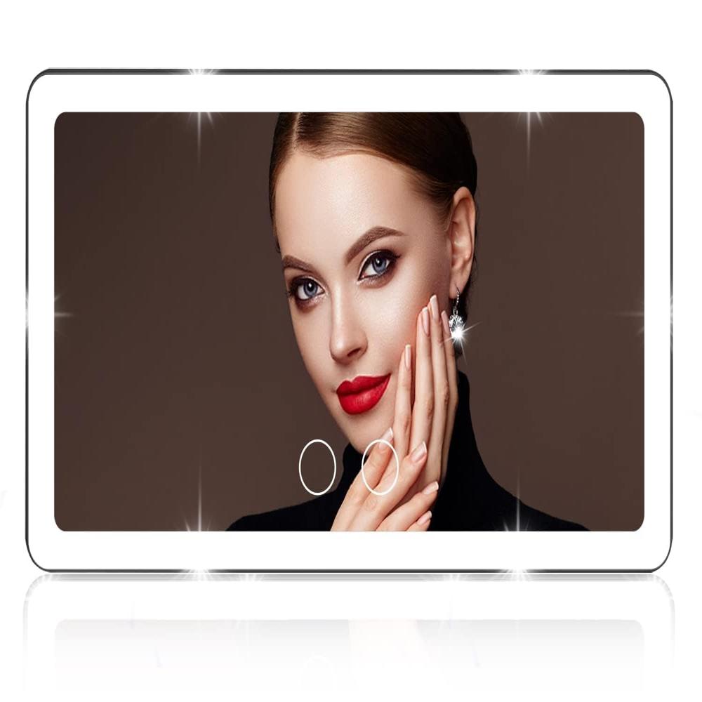 Rechargeable Car Makeup Mirror with LED Lights