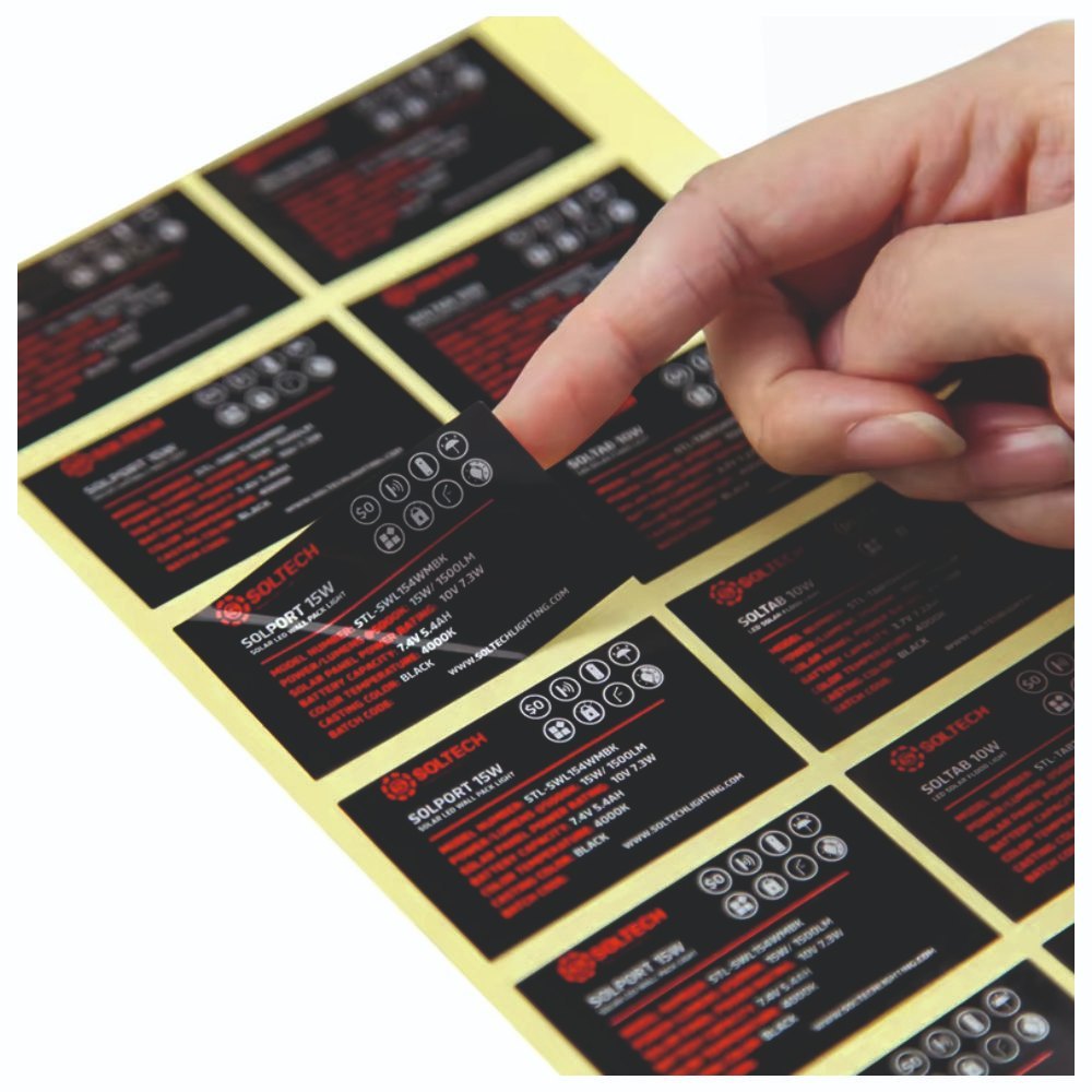 Battery Label Printing Services
