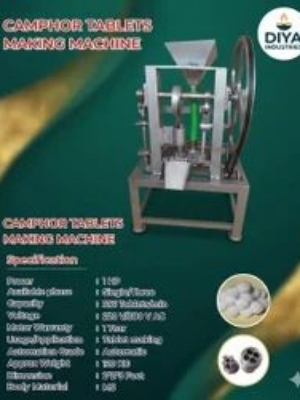 Camphor Making Machine - Capacity: 10 Kg/Hr