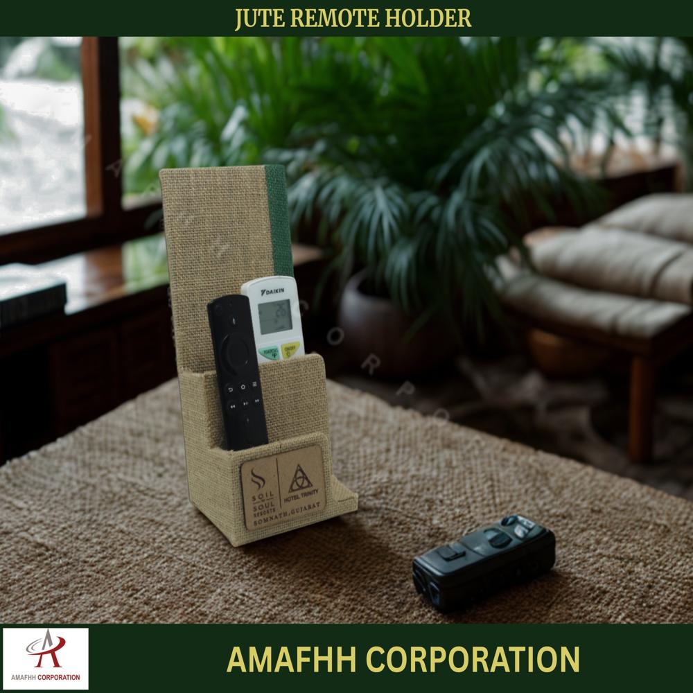 Jute Remote Holder - Shape: L _Shape