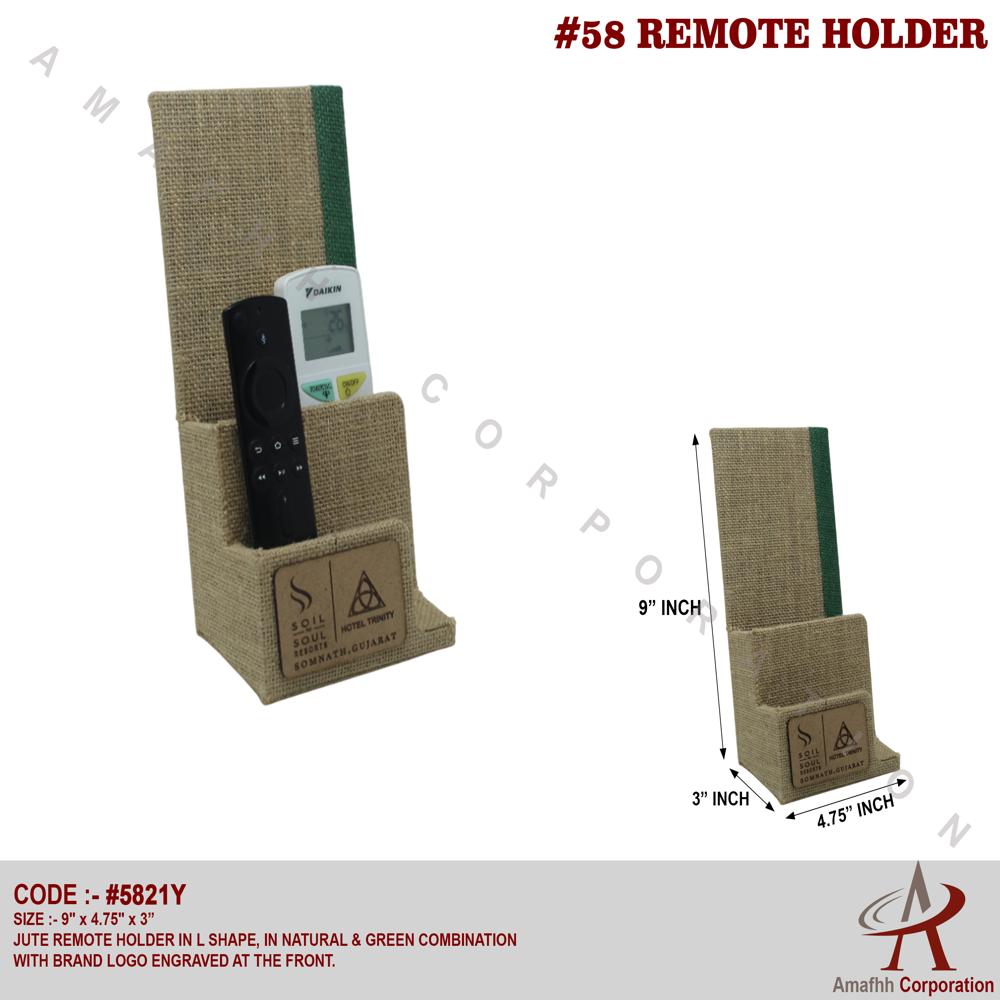 JUTE REMOTE HOLDER