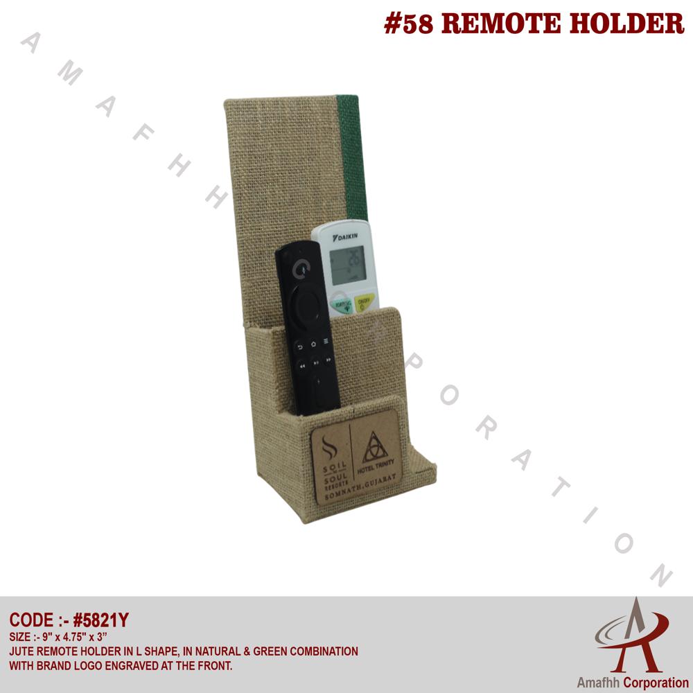 JUTE REMOTE HOLDER