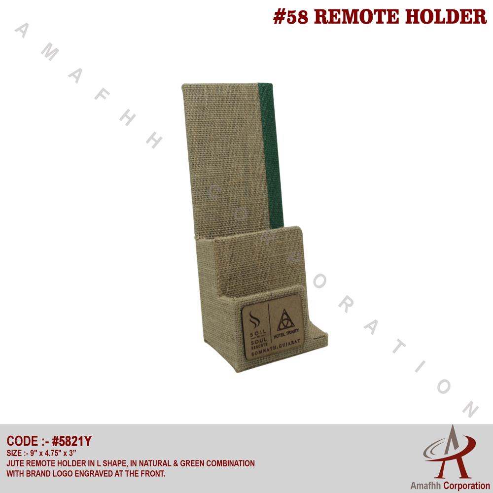 JUTE REMOTE HOLDER