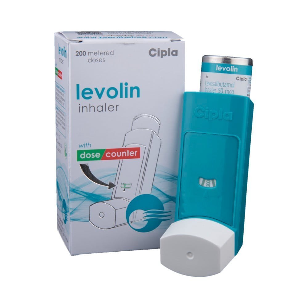 Levolin Salbutamol 50mcg Autohaler