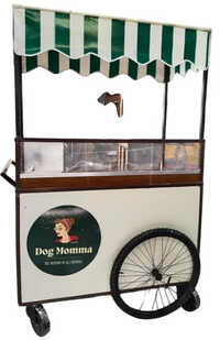 Mild Steel Hot Dog Cart - Color: Multi Colour