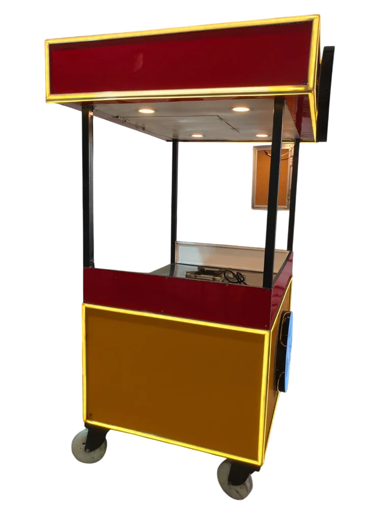 Mild Steel Bangali Food Cart - Color: Multi Colour