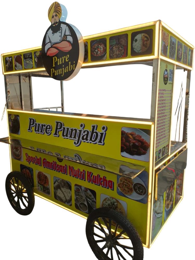 Mild Steel Coffee Cart - Application: Street Food